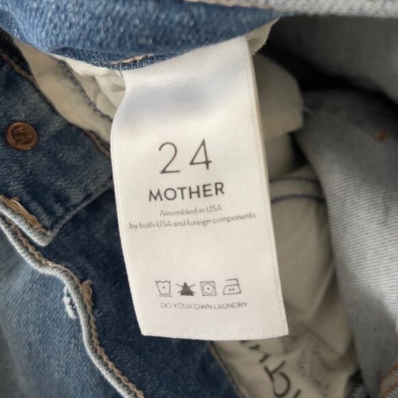 Mother Inside Crop Step Fray in Shoot To Thrill Size 24 - Picture 8 of 9